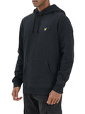 Lyle & Scott Felpa Cappuccio Uomo ML1139V Jet Black - Nero