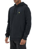 lyle scott felpa cappuccio uomo ml1139v jet black nero 163874410