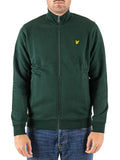 Lyle & Scott Felpa Zip Uomo ML2148V Dark Green - Verde