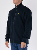 Lyle & Scott Felpa Zip Uomo ML2148V Dark Navy - Blu