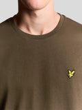 Lyle & Scott T-shirt Plain Uomo TS400VOG Olive - Verde