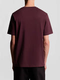 Lyle & Scott T-shirt Uomo TS400VOG Burgundy - Bordeaux