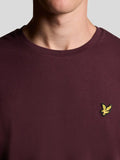 Lyle & Scott T-shirt Uomo TS400VOG Burgundy - Bordeaux