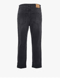 Manila Grace Jeans Slim Donna J312CU Black Denim - Nero