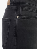 Manila Grace Jeans Slim Donna J312CU Black Denim - Nero