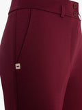 Manila Grace Pantalone Chino Donna P074VU Burgundy - Bordeaux