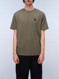 Napapijri T-shirt Badge Uomo NP0A8949 Tea Leaf G0a - Verde