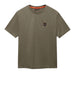 napapijri t shirt badge uomo np0a8949 tea leaf g0a verde 167577334