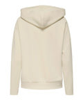 Only Felpa Cappuccio Donna 15303838 Birch Pearls On Pocket - Avorio