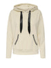 only felpa cappuccio donna 15303838 birch pearls on pocket avorio 169617090