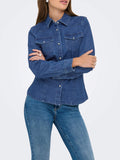 Only Camicia Jeans Donna 15352366 - Denim