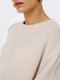 Only Pullover Donna 15361110 Moonbeam - Avorio