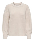 Only Pullover Donna 15361110 Moonbeam - Avorio