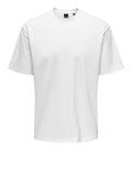 Only e Sons T-shirt Uomo 22022532 Bright White - Bianco