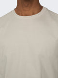 Only e Sons T-shirt Uomo 22022532 Silver Lining - Avorio