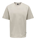 Only e Sons T-shirt Uomo 22022532 Silver Lining - Avorio