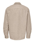 Only e Sons Camicia Casual Uomo 22023564 Chinchilla - Beige