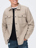 Only e Sons Camicia Casual Uomo 22023564 Chinchilla - Beige
