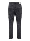 Only e Sons Jeans Tapered Uomo 22027850 Black Denim - Nero