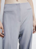 Patrizia Pepe Pantalone Palazzo Donna 2P1725A498 Mistery Gray Melange - Grigio