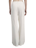 Patrizia Pepe Pantalone Palazzo Donna 2P1725A498 Wooly White - Avorio