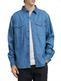 Replay Camicia Jeans Uomo M4124.000.860B06 Medium Blue - Denim