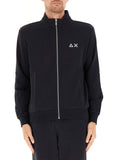 Sun68 Felpa Zip Uomo F45101 - Nero