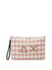 sun68 borsa pochette tartan donna x45212 rosa 168619956