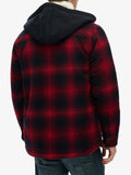 Superdry Camicia Casual Hooded Check Uomo M4011032A Over Ombre Red - Rosso