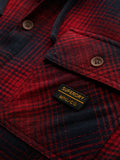 Superdry Camicia Casual Hooded Check Uomo M4011032A Over Ombre Red - Rosso