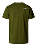 The North Face T-shirt Simple Dome Uomo NF0A87NG Woodland Green - Verde