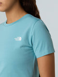 The North Face T-shirt Donna NF0A87NH Blue Eclipse - Turchese
