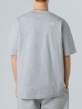 The North Face T-shirt Oversize Uomo NF0A87NR Lightgreyhtr - Grigio