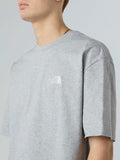 The North Face T-shirt Oversize Uomo NF0A87NR Lightgreyhtr - Grigio