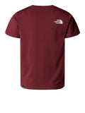 The North Face T-shirt Simple Dome da Bambino NF0A87T4 Sumac - Bordeaux