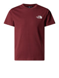 The North Face T-shirt Simple Dome da Bambino NF0A87T4 Sumac - Bordeaux
