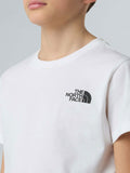 The North Face T-shirt Simple Dome da Bambino NF0A87T4 - Bianco