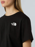 The North Face T-shirt Cropped Donna NF0A87U4 - Nero