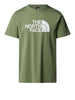 the north face t shirt uomo nf0a8a6c bark mist verde 164457271