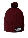 The North Face Berretto Logo Box Pom Unisex NF0A8CHF Sumac - Bordeaux