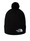 The North Face Berretto Logo Box Pom Unisex NF0A8CHF - Nero