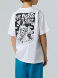 The North Face T-shirt Oversize da Bambino NF0A8EAK - Bianco