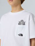 The North Face T-shirt Oversize da Bambino NF0A8EAK - Bianco