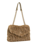 Twin Set Borsa a Tracolla Donna 252TD8230 Beech - Marrone