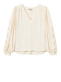 Twin Set Blusa Donna 252TP2151 Parchment - Avorio