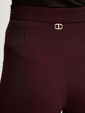 Twin Set Pantalone Zampa Donna 252TP2591 Winetasting - Bordeaux