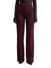 twin set pantalone zampa donna 252tp2591 winetasting bordeaux 162908678
