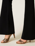 Twin Set Pantalone Zampa Donna 252TP3206 - Nero