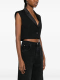 Twin Set Gilet Donna 252TT2122 - Nero