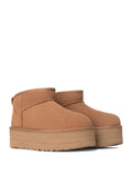Ugg Stivaletto Ultra Mini Platform Donna 1135092 Chestnut - Marrone